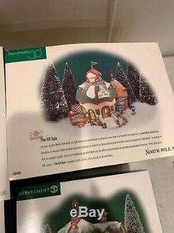 11 Piece Lot Dept 56 Northpole Series Village Sets & More Elfland