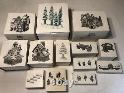 13 Heritage Village Collection Handpainted Porcelain North Pole Series Huge Lot