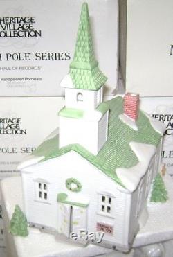 16 Dept 56 Heritage Village Collection North Pole New England Series Boxes Nice