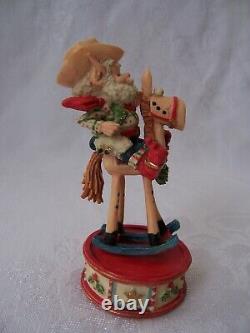 1987 Enesco The North Pole Village Elf Figurine JIGGLE Horse 876887 Box ZIMNICKI