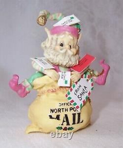 1990 Enesco The North Pole Village Elf Figurine CRINKLES with Box 830143 ZIMNICKI
