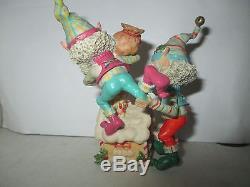 1992 ENESCO The North Pole Village FROSTY & MASON Figurine BAKERY Elves 830887