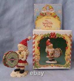 1994 Enesco The North Pole Village Figurine SGT. SANTA with Box 869635 Zimnicki