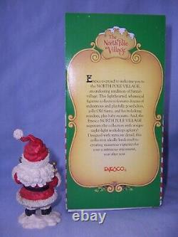 1994 Enesco The North Pole Village Figurine SGT. SANTA with Box 869635 Zimnicki