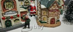 1996 Trim A Home Dept 18/56 Station Handpainted Christmas Santa Decorations Lot