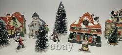 1996 Trim A Home Dept 18/56 Station Handpainted Christmas Santa Decorations Lot