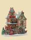 1997 Dept 56 Glass Ornament Works 56396 Christmasvillage House North Pole Series