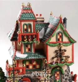 1997 Dept 56 Glass Ornament Works 56396 ChristmasVillage House North Pole Series