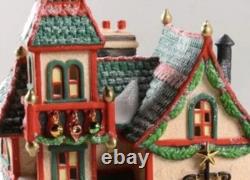 1997 Dept 56 Glass Ornament Works 56396 ChristmasVillage House North Pole Series