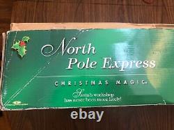 1998 Trendmasters North Pole Express Christmas Magic Holiday Display Complete