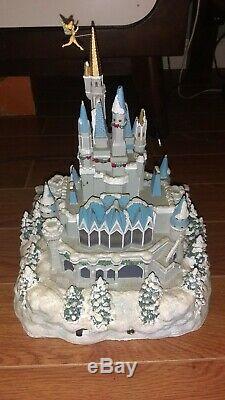 (2) Disney Christmas Village Cinderella Castle + Mickey's North Pole House