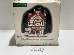 2001 Department 56 North Pole Series Barbie Boutique Christmas Village Complete