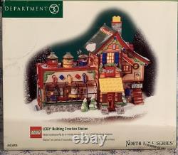 2001 Dept. 56, North Pole Series, LEGO Building Creation Station, #56735, In Box