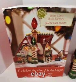 2008 Dept 56 BRITE LIGHTS BULB FACTORY North Pole Series W Box 799997 & Tangle