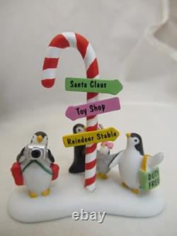 2009 Dept 56 NORTH POLE PENGIUN VISITORS' CENTER #805547 NEW withBox & Cord