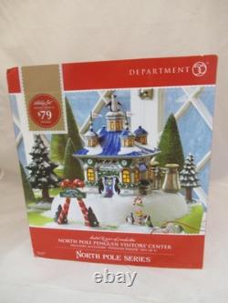 2009 Dept 56 NORTH POLE PENGIUN VISITORS' CENTER #805547 NEW withBox & Cord