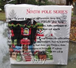 2010 Department 56 North Pole Series #808921 INSTANT SNOWMAN KIT FACTORY Unused