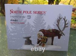 2011 Department 56 North Pole Series #808928 DONDER Reindeer Unused SEALED Look
