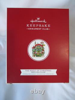 2019 Hallmark KOC Ornament The Magic of Christmas North Pole Village Signed NIB