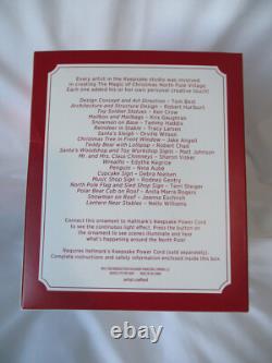 2019 Hallmark KOC Ornament The Magic of Christmas North Pole Village Signed NIB