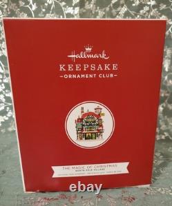 2019 Hallmark Keepsake The Magic of Christmas North Pole Village Signed Ornament