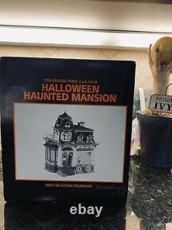 34050 Dept 56 The Original Snow Village Halloween Haunted Mansion BLACK ROOF