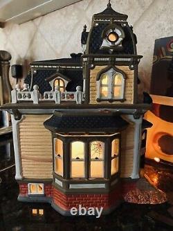 34050 Dept 56 The Original Snow Village Halloween Haunted Mansion BLACK ROOF