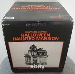 34050 Dept 56 The Original Snow Village Halloween Haunted Mansion Black Roof New