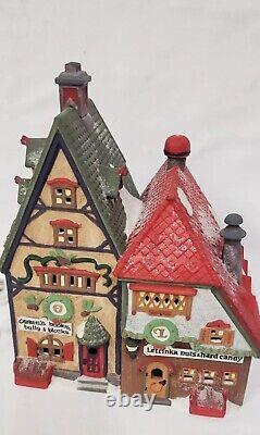 5 Dept 56 North Pole Series Buildings & 5 Sets Of Figures Christmas Village OB