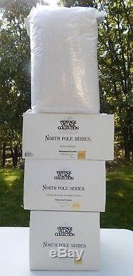 All New Dept 56 Nice North Pole Village Display 14+ Buildings Spell NORTH POLE 3