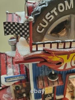 BRAND NEW MOTOR INSTAL'D Dept 56 Hot Wheels Custom Car Shop #56.56784 NORTH POLE