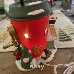 Brand New Dept 56 Christmas BEAN DEPOT ESPRESSO Coffee CO North Pole Village