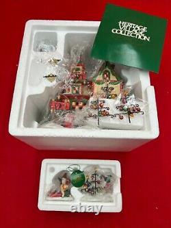 Brand New Dept 56 Glass Ornament Works 56396 & Don't Break The Ornaments 56372