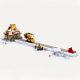Brand New Dept Deparment 56 North Pole Village Lego Forklift Animated Christmas