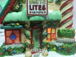 Brite Lites Bulb Factory - Dept. 56 - North Pole Series Ltd. Edition AS IS