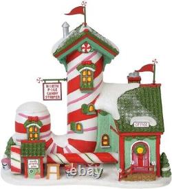 Candy Striper Factory Department 56 North Pole Village 6000613 Christmas lit