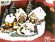 Ceramic Bisque Hand-painted Christmas Village Scene North Pole By Scioto