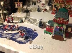 Christmas Village Display Platform Complete Dept 56 North Pole Scene. Every Incl