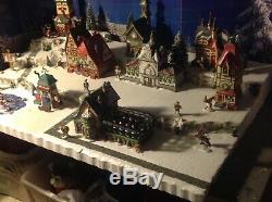 Christmas Village Display Platform Complete Dept 56 North Pole Scene. Every Incl