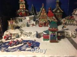 Christmas Village Display Platform Complete Dept 56 North Pole Scene. Every Incl