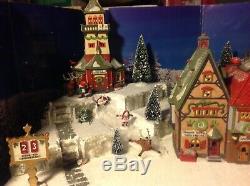 Christmas Village Display Platform Complete Dept 56 North Pole Scene. Every Incl