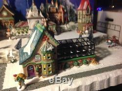 Christmas Village Display Platform Complete Dept 56 North Pole Scene. Every Incl