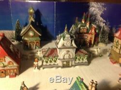 Christmas Village Display Platform Complete Dept 56 North Pole Scene. Every Incl