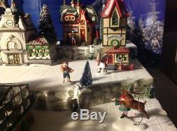 Christmas Village Display Platform Complete Dept 56 North Pole Scene. Every Incl