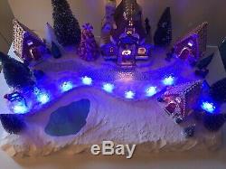 Christmas Village Display Platform For Dept 56 North Pole Lemax Lights Up