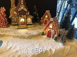 Christmas Village Display Platform For Dept 56 North Pole Lemax Lights Up