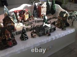 Christmas Village Display Platform Large Fits Well Lemax, Dept 56 North Pole