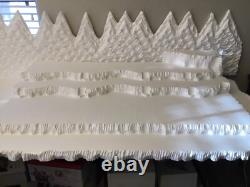 Christmas Village Display Platform Large SizFits Well Lemax, Dept56, North Pole