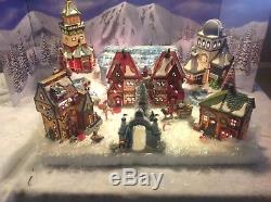 Christmas village display platform Dept56 North Pole