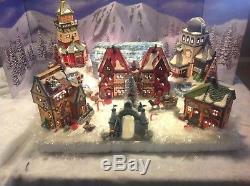 Christmas village display platform Dept56 North Pole